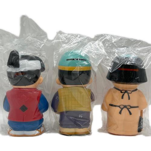 信ちゃん人形貯金箱3体セット 信用金庫ノベルティ