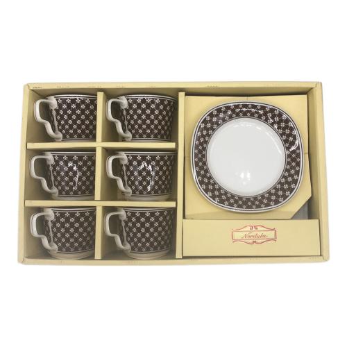 Noritake (ノリタケ) カップ&ソーサー クローバー バーサトーン 6客セット
