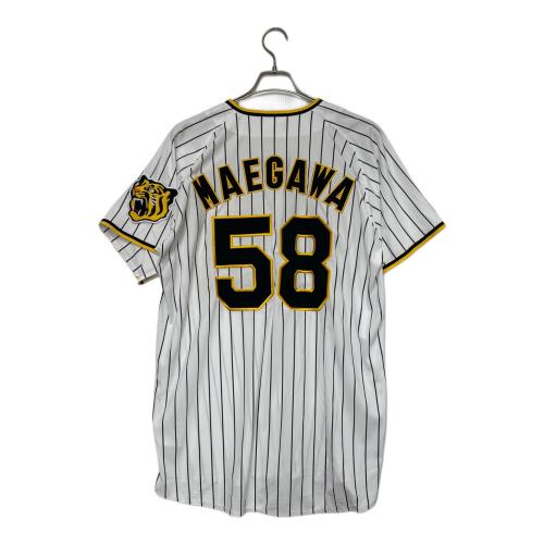 MIZUNO (ミズノ) ゲームシャツ メンズ O ホワイト×ブラック 58 前川右京 阪神タイガース 395080624