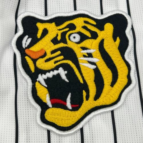 MIZUNO (ミズノ) ゲームシャツ メンズ O ホワイト×ブラック 58 前川右京 阪神タイガース 395080624