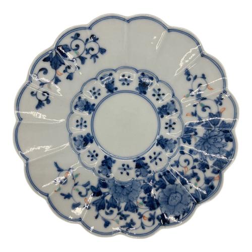 九谷焼 (クタニヤキ) 珈琲碗皿 牡丹唐草 山本長左作