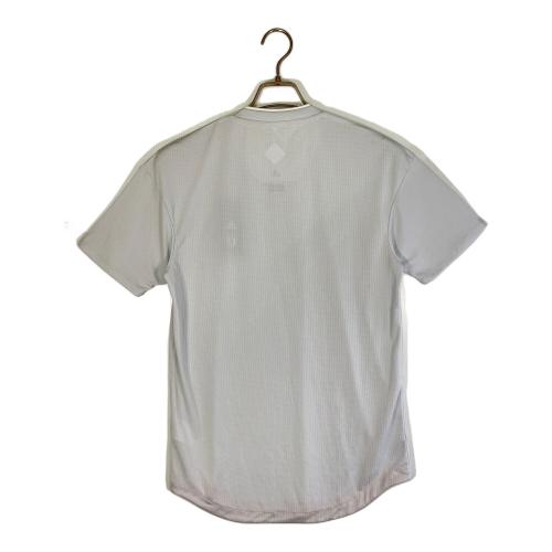 adidas (アディダス) トレーニングTシャツ BR3608 メンズ SIZE M グレー×レッド