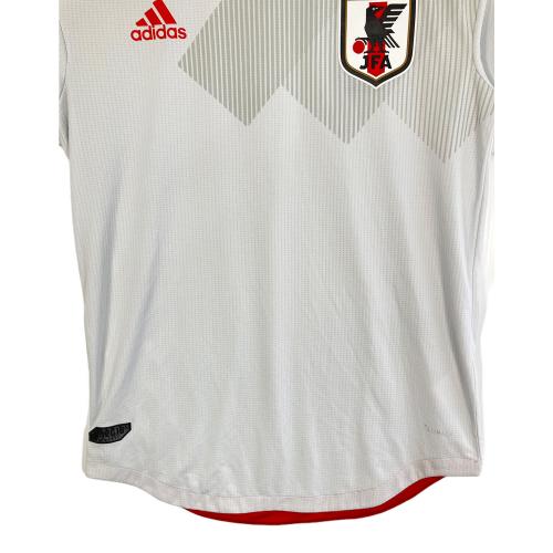 adidas (アディダス) トレーニングTシャツ BR3608 メンズ SIZE M グレー×レッド