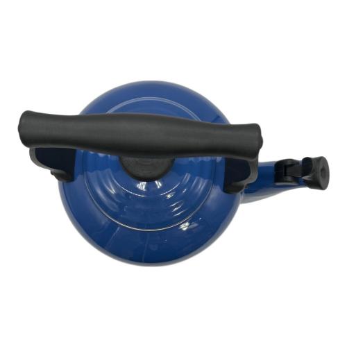 LE CREUSET (ルクルーゼ) トラディショナルケトル ※ロゴテープ剥がれ・保管ヨゴレ有 2.1L ブルー