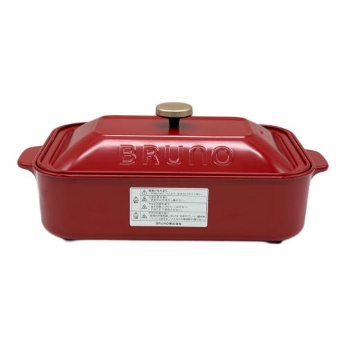 BRUNO (ブルーノ) コンパクトホットプレート BOE021-RD レッド