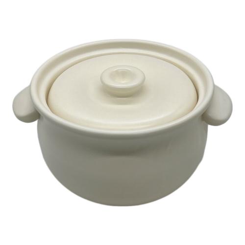 たいせい窯 ご飯鍋 ホワイト