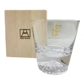 田島窯 (タジマガマ) 富士山グラス ロックグラス 江戸硝子