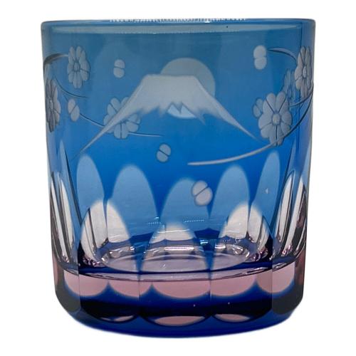 彩鳳 (サイホウ) ぐい呑み 江戸切子