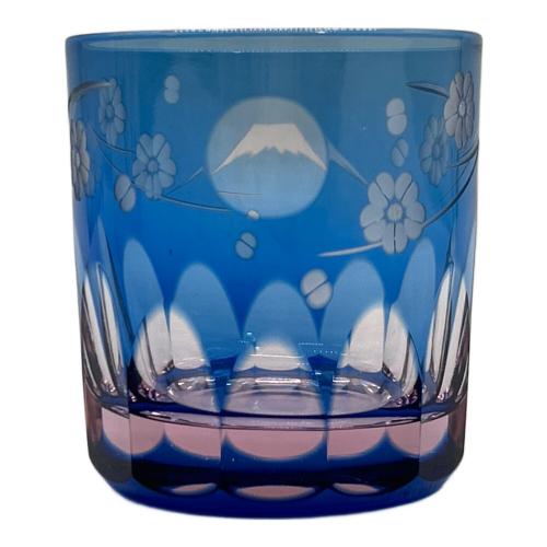 彩鳳 (サイホウ) ぐい呑み 江戸切子