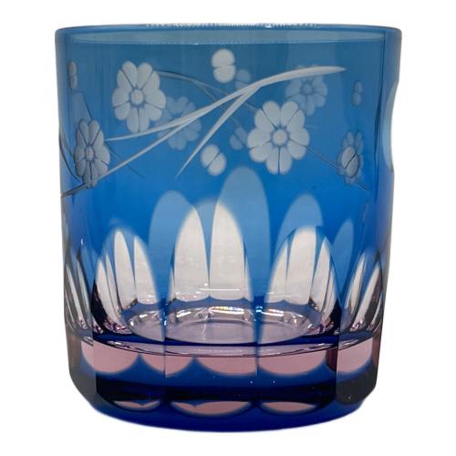 彩鳳 (サイホウ) ぐい呑み 江戸切子