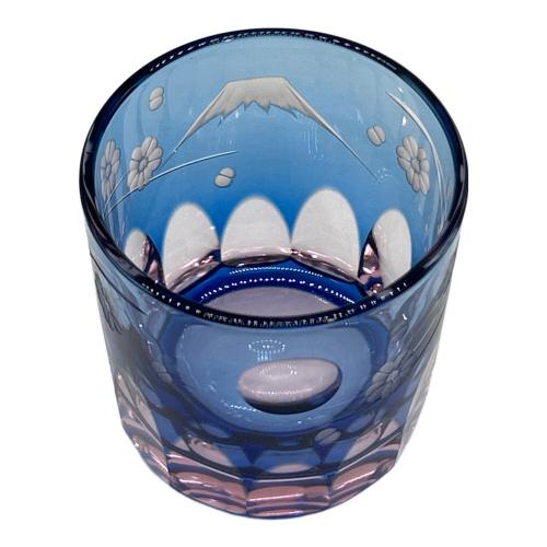 彩鳳 (サイホウ) ぐい呑み 江戸切子