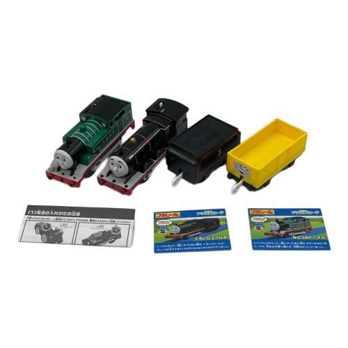TOMY (トミー) きかんしゃトーマス はじめて物語セット みどりのトーマス ＆ くろいジェームス プラレール 現状販売