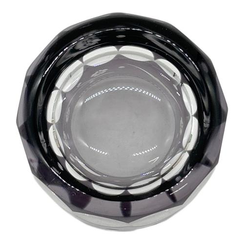 彩鳳 (サイホウ) ぐい呑み ムラサキ 江戸切子