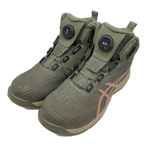 asics (アシックス) ウィンジョブ 安全靴 F820625 メンズ SIZE 26.5cm グリーン CP122 BOA® 3E相当