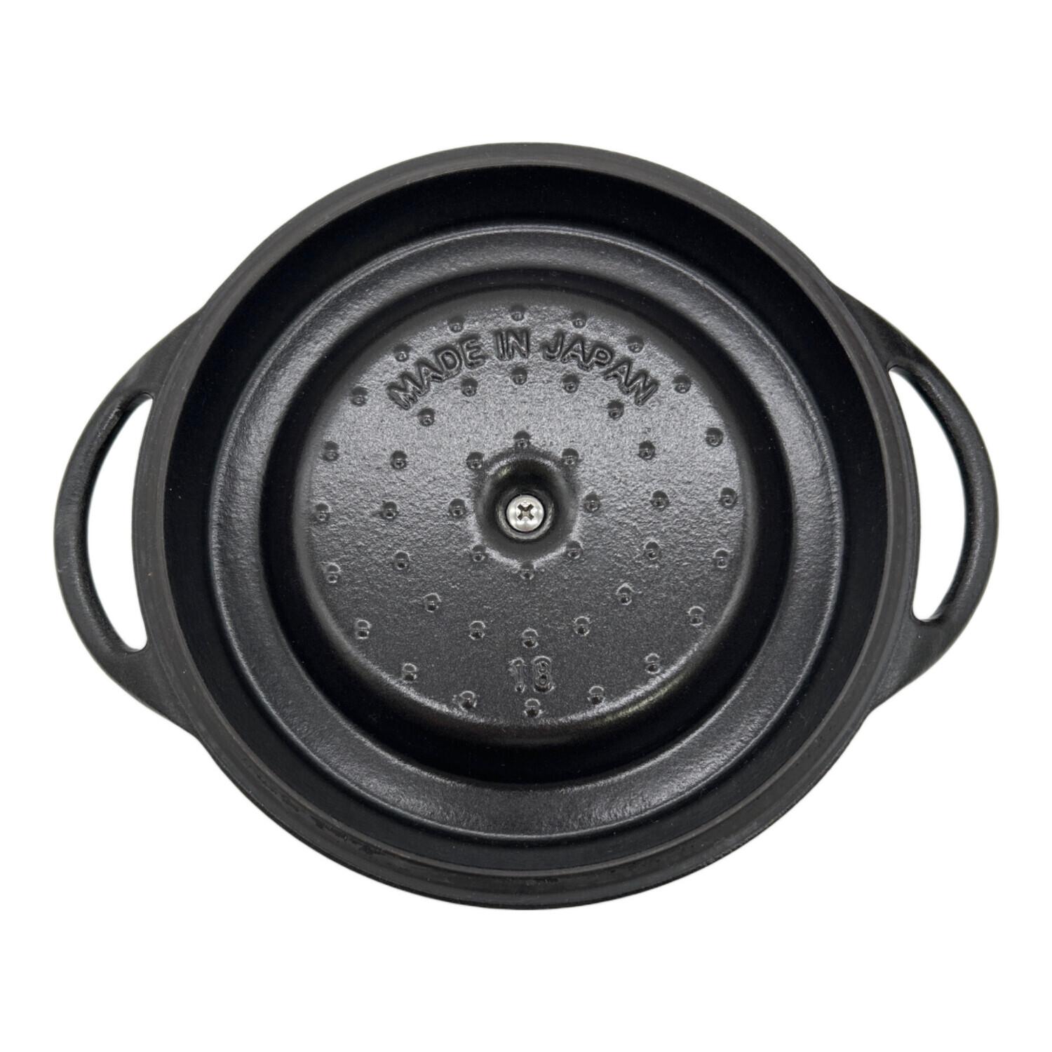 VERMICULARバーミキュラ　オーブンポットラウンド　18 cm オーブンポットラウンド18cm スマートパッケージ パールグレー GRY18R