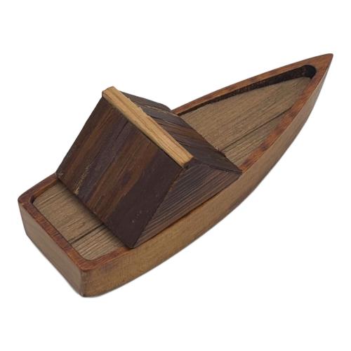 東山大龍 舟香合 慈照 国宝銀閣寺古材 不窮造