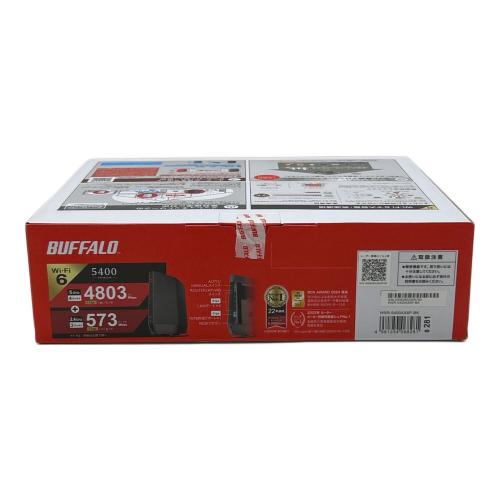 BUFFALO (バッファロー) WIFIルーター WSR-5400AX6P-BK