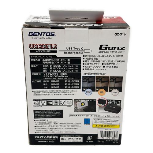GENTOS (ジェントス) 充電式投光器 GZ-316