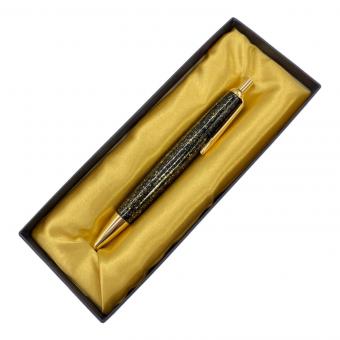 輪島塗 (ワジマヌリ) ボールペン 金散らし ブラック×ゴールド