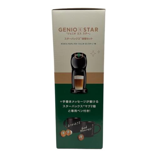 NESCAFE (ネスカフェ) コーヒーメーカー ドルチェ グスト GENIO S STAR（ジェニオ エス スター）スターバックス体験セット