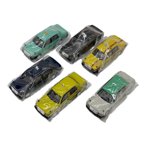 タッカー 1/64 タクシー倶楽部 6台セット ミニカー