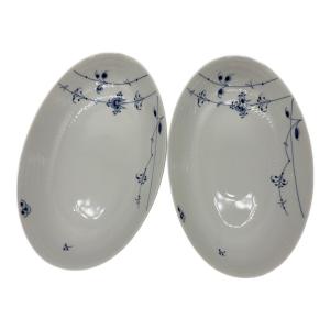 ROYAL COPENHAGEN (ロイヤル・コペンハーゲン) オーバルプレート ブルーパルメッテ