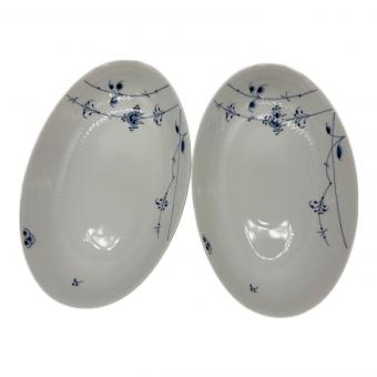 ROYAL COPENHAGEN (ロイヤル・コペンハーゲン) オーバルプレート ブルーパルメッテ