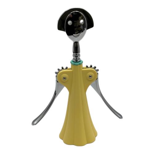 ALESSI (アレッシィ) ワイン用テーブルアクセサリ AM01 Anna G イエロー コルクスクリュー