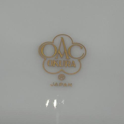 大倉陶園 (オオクラトウエン) 銘々皿揃え ゴールドライン