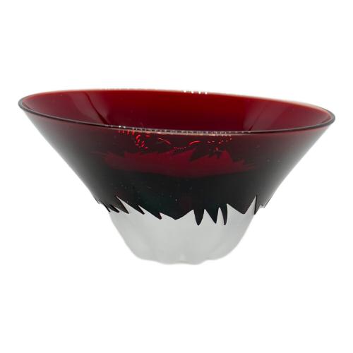 江戸硝子 (エドガラス) 富士山祝盃