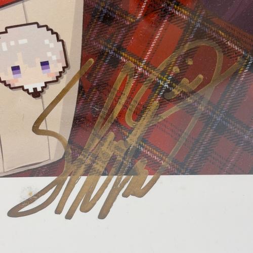 NEW GAME! 版上サイン付きミニアートグラフA アニメグッズ サイン付