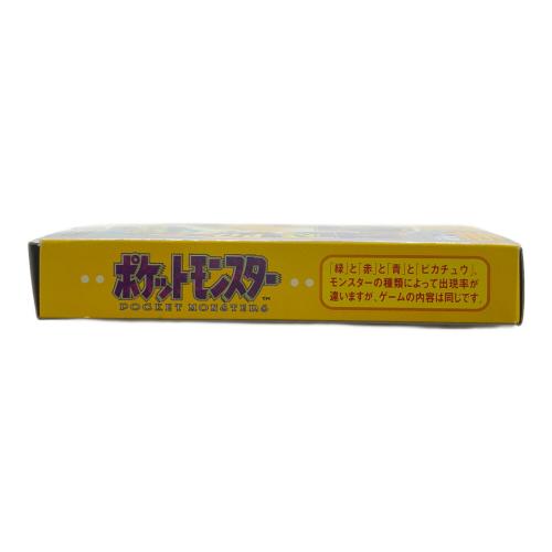 任天堂 (ニンテンドウ) ポケットモンスター ピカチュウ ゲームボーイ用ソフト -