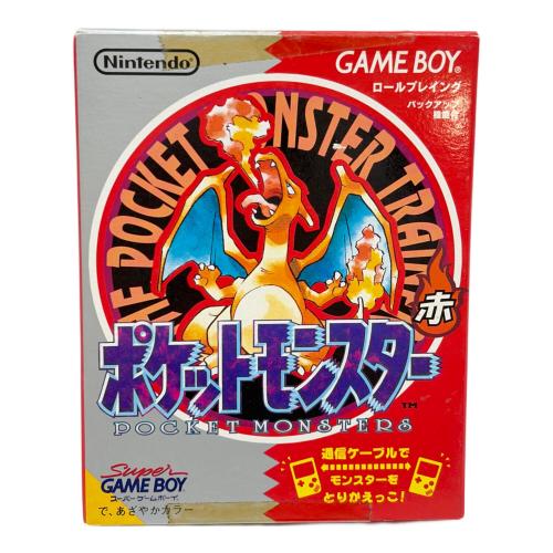 任天堂 (ニンテンドウ) ポケットモンスター赤 ゲームボーイ用ソフト 22A刻印 -