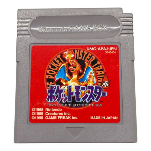 任天堂 (ニンテンドウ) ポケットモンスター赤 ゲームボーイ用ソフト 22A刻印 -