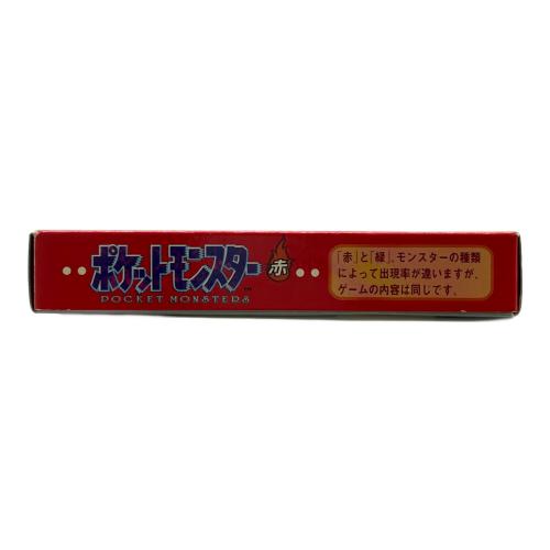 任天堂 (ニンテンドウ) ポケットモンスター赤 ゲームボーイ用ソフト 22A刻印 -