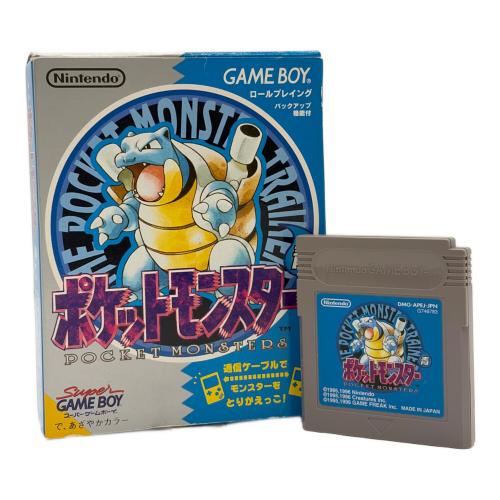 任天堂 (ニンテンドウ) ポケットモンスター青 ゲームボーイ用ソフト 22刻印 -