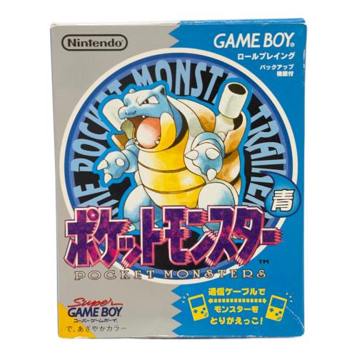 任天堂 (ニンテンドウ) ポケットモンスター青 ゲームボーイ用ソフト 22刻印 -