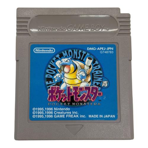 任天堂 (ニンテンドウ) ポケットモンスター青 ゲームボーイ用ソフト 22刻印 -