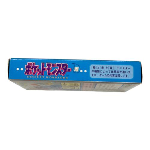 任天堂 (ニンテンドウ) ポケットモンスター青 ゲームボーイ用ソフト 22刻印 -