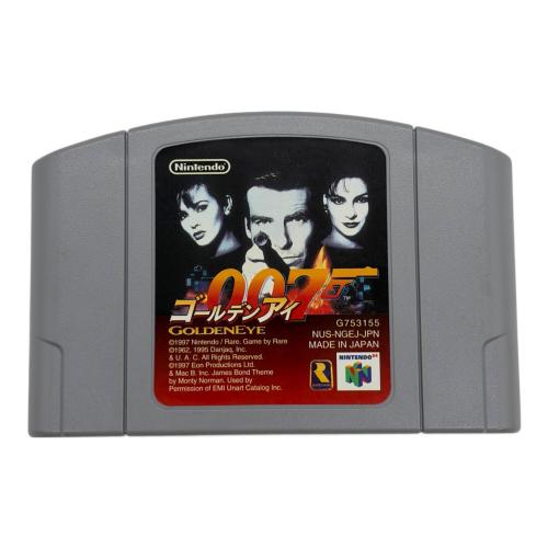 007 ゴールデンアイ Nintendo64用ソフト