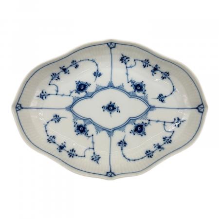 ロイヤルコペンハーゲン ブルーフルーテッドプレイン 菱 形ディッシュ ROYAL COPENHAGEN (ロイヤル・コペンハーゲン) 菱形ディッシュ ブルー