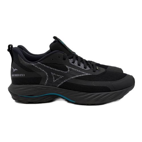 MIZUNO (ミズノ) ランニングシューズ J1GC257701 ウエーブライダーGTX 3/25AW メンズ SIZE 27.5cm ブラック