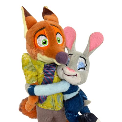 DISNEY (ディズニー) ぬいぐるみマスコット ズートピア ニック＆ジュディ ハグ＆スマイル