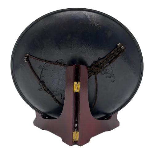 玉川堂 飾り皿 双亀