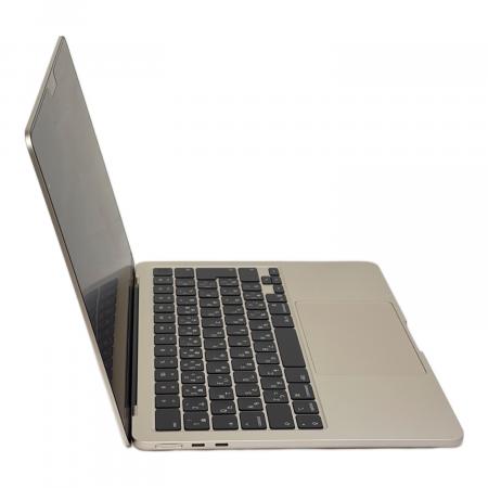 バッテリー 100% MacBook Air 13インチ M4 スターライト Apple (アップル) MacBook Air (13-inch, M4, 2025) A3240 スター