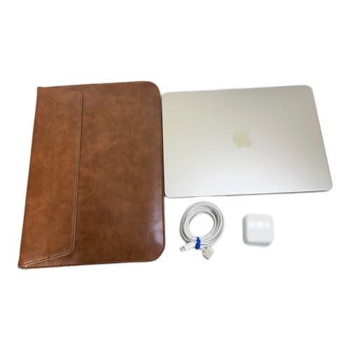 Apple (アップル) MacBook Air (13-inch, M4, 2025) A3240 スターライト バッテリーヘルス100% @ 13.6インチ