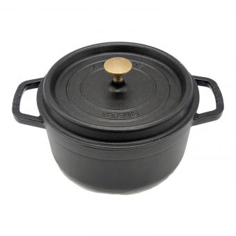 Staub (ストウブ) ピコ ココットラウンド SIZE 22cm ブラック