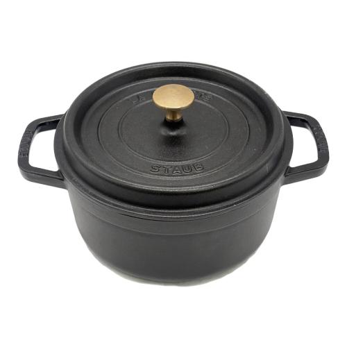 Staub (ストウブ) ピコ ココットラウンド SIZE 22cm ブラック