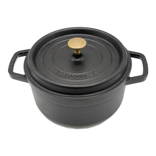 Staub (ストウブ) ピコ ココットラウンド SIZE 22cm ブラック