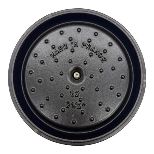 Staub (ストウブ) ピコ ココットラウンド SIZE 22cm ブラック